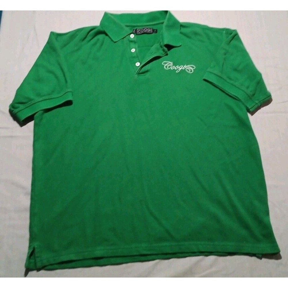 COOGI MENS POLO SHIRT GREEN XL